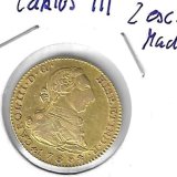 Monedas - Monedas de oro - 1576 - 1788 - Carlos III - 2 escudos - Madrid