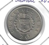 Monedas - Oceania - Samoa - 5 - 1967 - 20 sene