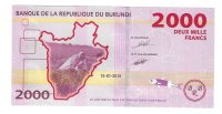 Billetes - Africa - Burundi - 52 - SC - 2015 - 2000 amafranga - Num.ref: CA0521346