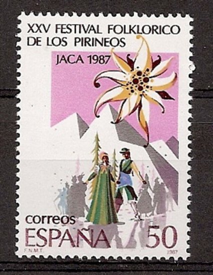 Sellos - Países - España - 2º Cent. (Series Completas) - Juan Carlos I - 1987 - 2910 - ** - Click en la imagen para cerrar