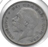 Monedas - Europa - Gran Bretaña - 834 - Año 1929 - 1/2 Corona