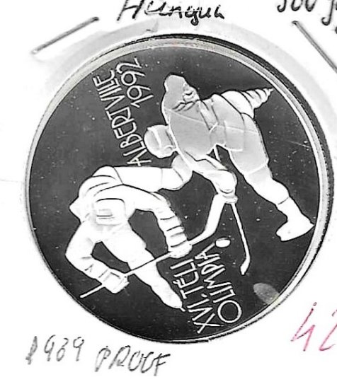 Monedas - Europa - Hungria - 672 - 1989 - 500 forint - plata - PROOF - Click en la imagen para cerrar