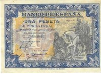 Billetes - EspaÃ±a - Estado EspaÃ±ol (1936 - 1975) - 1 ptas - 435 - SC- - 1940 - C7638927