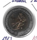 Monedas - Europa - Andorra - 27 - 1985 - 2 diner