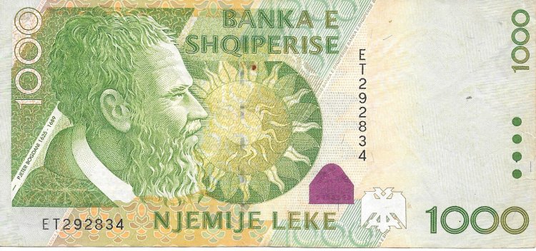 Billetes - Europa - Albania - 65 - MBC+ - 1996 - 1000 Leke - num ref:ET292834 - Click en la imagen para cerrar