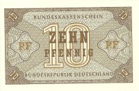 Billetes - Europa - Alemania - 26 - S/C - Año 1967 - 10 Peennig