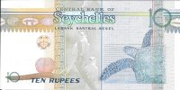 Billetes - Africa - Seychelles - 52 - SC - 2016 - 10 rupias - num.ref: AK554356