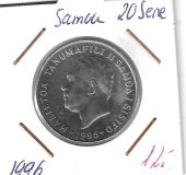 Monedas - Oceania - Samoa - 16 - 1996 - 20 sene