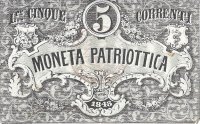 Billetes - Europa - Italia - S188 - mbc+ - 1848 - Republica Venecia - Estados Italianos - 5 liras