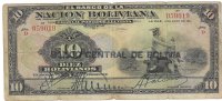 Billetes - America - Bolivia - 114 - MBC - 1929 - 10 bolivianos - Num.ref: 059019