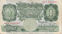 Billetes - Europa - Gran Bretaña - 369 - MBC - Año 1948-60 - Pound - num ref: 33Y955787