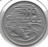 Monedas - Oceania - Australia - 82 - 1974 - 20 Ct