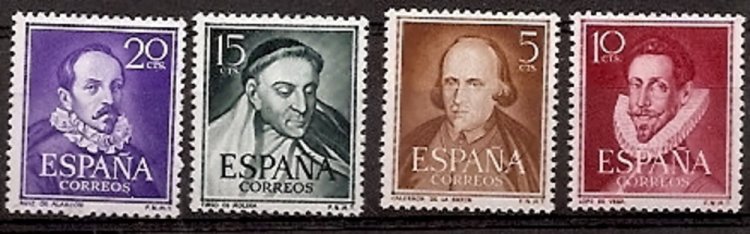 Sellos - Países - España - 2º Cent. (Series Completas) - Estado Español - 1950 - 1071/74 - ** - Click en la imagen para cerrar