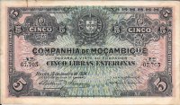 Billetes - Africa - Mozambique - R32 - mbc+ - 1932 - 5 libras - num.ref:07703