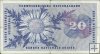 Billetes - Europa - Suiza - 046u - bc+ - Año 1973 - 20 francos