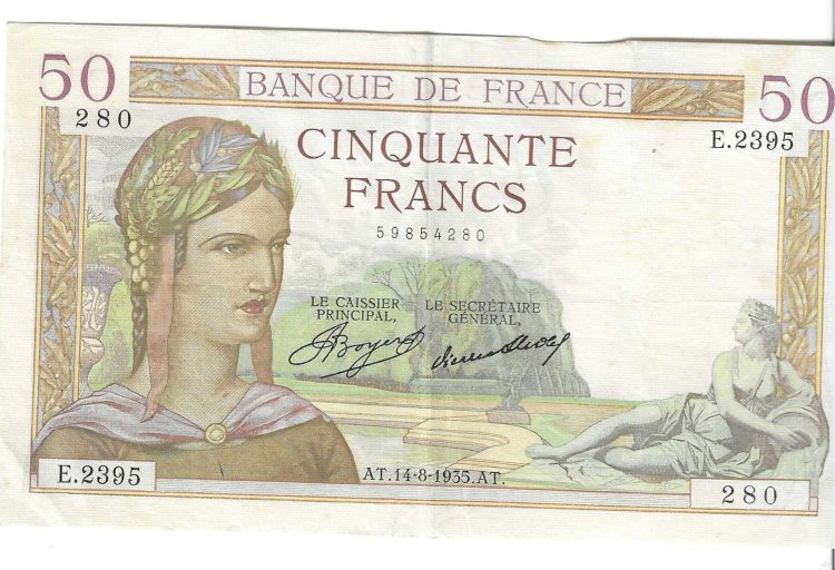 Billetes - Europa - Francia - 151 - MBC+ - 1987 - 20 francos - Num.ref: 661983 - Click en la imagen para cerrar