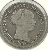 Monedas - España - Isabel II (1833 - 1868) - 312 - Año 1852 - 2 reales