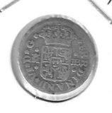 Monedas - EspaÃ±a - Fernando VI (1746 - 1759) - 370.1 - 1748 - 1/2 real - Madrid - plata