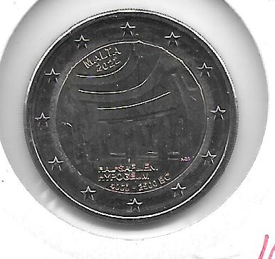 Monedas - Euros - 2€ - Malta - SC - 2022 - Hal-Safleini - Click en la imagen para cerrar