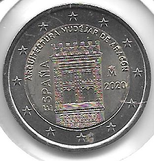 Monedas - Euros - 2€ - España - sc - 2020 - Arte Mudejar Teruel - Click en la imagen para cerrar