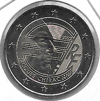 Monedas - Euros - 2€ - Francia - SC - 2022 - Jacques Chirac - Click en la imagen para cerrar