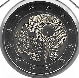 Monedas - Euros - 2€ - Eslovaquia - 2020 - Adhesión OCDE - Click en la imagen para cerrar