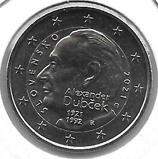 Monedas - Euros - 2€ - Eslovaquia - SC - 2021 - Alexander Dubcek - Click en la imagen para cerrar