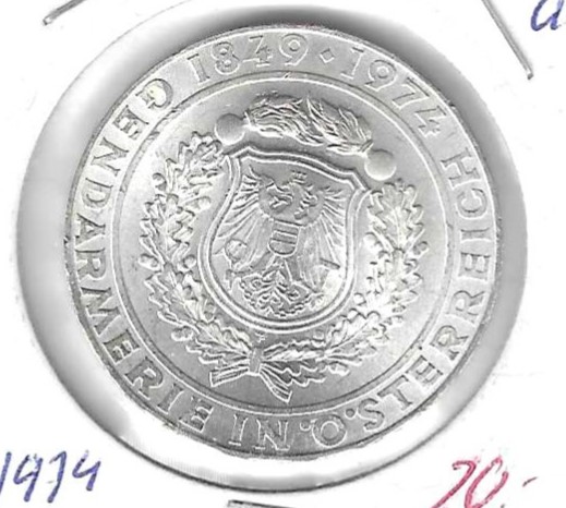 Monedas - Europa - Austria - 2920 - 1974 - 50 shillings - plata - Click en la imagen para cerrar