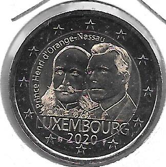 Monedas - Euros - 2€ - Luxemburgo - 2020 - SC - Henry Orange Nassau - Click en la imagen para cerrar