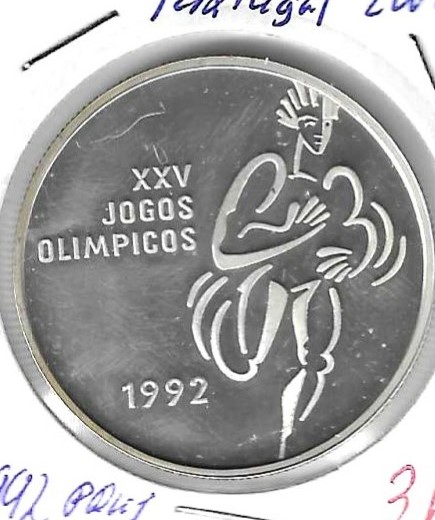 Monedas - Europa - Portugal - 662a - 1992 - 200 escudos - plata - Click en la imagen para cerrar