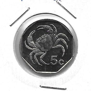 Monedas - Europa - Malta - 95 - 2005 - 5 cent - Click en la imagen para cerrar