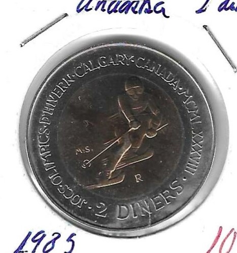 Monedas - Europa - Andorra - 27 - 1985 - 2 diner - Click en la imagen para cerrar