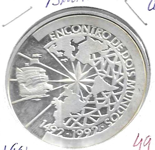 Monedas - America - Brasil - 621 - 1991 - 500 cruzeiros - plata - Click en la imagen para cerrar