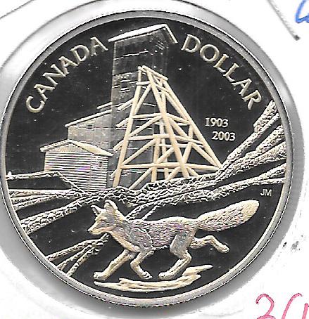 Monedas - America - Canada - 450 - 2003 - dolar - plata - Click en la imagen para cerrar