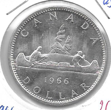 Monedas - America - Canada - 69.1 - 1966 - dollar - plata - Click en la imagen para cerrar