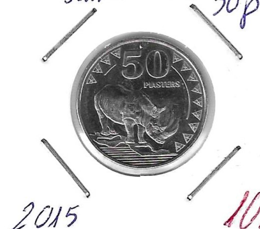 Monedas - Africa - Sudan del Sur - 3 - 2015 - 50 piastras - Click en la imagen para cerrar