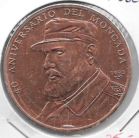 Monedas - America - Cuba - 397 - 1993 - peso - Click en la imagen para cerrar