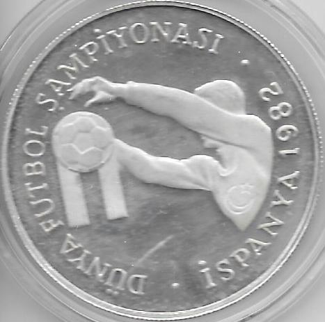 Monedas - Europa - Turquia - 953 - 1982 - 500 Liras - Plata - Click en la imagen para cerrar