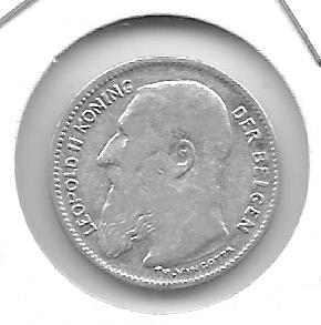 Monedas - Europa - Belgica - 61.2 - 1909 - 50 ct - plata - Click en la imagen para cerrar