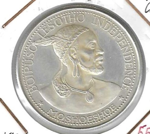 Monedas - Africa - Leshoto - 4.1 - 1960 - 50 licente - plata - Click en la imagen para cerrar