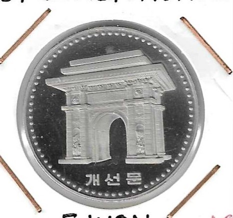 Monedas - Asia - Corea del Norte - 22 - 1987 - 5 won - Click en la imagen para cerrar