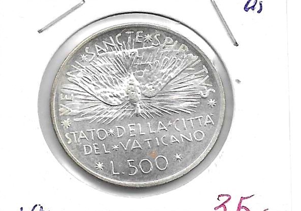 Monedas - Europa - Vaticano - 140 - 1978 - 500 liras - plata - Click en la imagen para cerrar