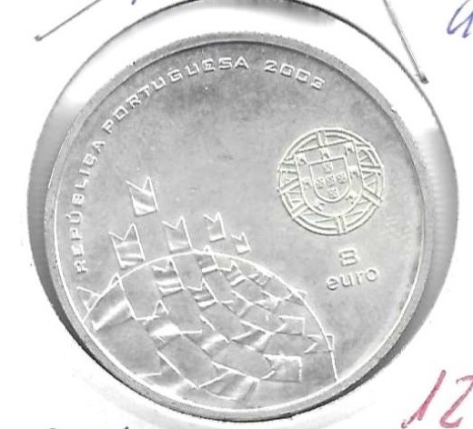 Monedas - Euros - 8Â€ - Portugal - 750 - 2004 - plata - Click en la imagen para cerrar