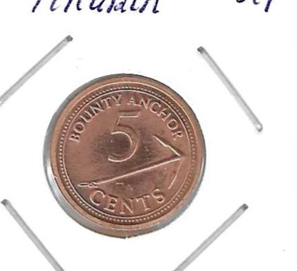 Monedas - Oceania - Islas Pitcairn - - 2010 - 5 ct - Click en la imagen para cerrar