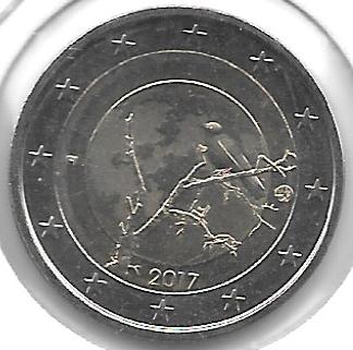 Monedas - Euros - 2€ - Finlandia - Año 2017 - Naturaleza - Click en la imagen para cerrar