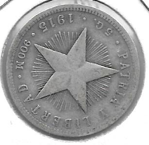 Monedas - America - Cuba - 13.2 - 1915 - 20 Ctv - Plata - Click en la imagen para cerrar