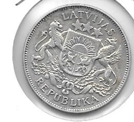 Monedas - Europa - Letonia - 8 - 1926 - 2 lati - plata - Click en la imagen para cerrar