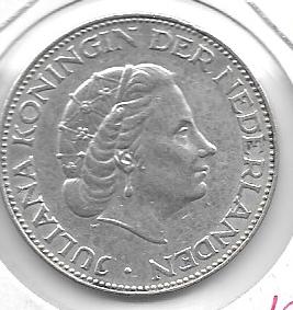 Monedas - Europa - Holanda - 185 - 1960 - 2,5 gulden - Click en la imagen para cerrar