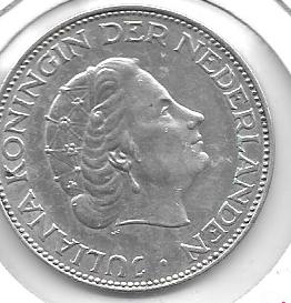 Monedas - Europa - Holanda - 185 - 1961 - 2,5 gulden - plata - Click en la imagen para cerrar