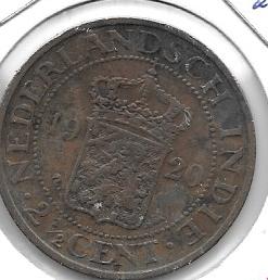 Monedas - Europa - Holanda - 316 - 1920 - 2,5 cent - Indias Holandesas - Click en la imagen para cerrar